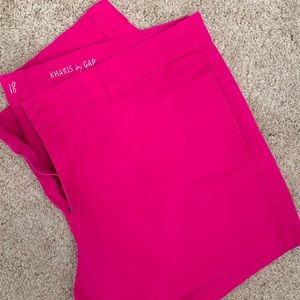 Women’s Pink Chino Khakis by Gap, EUC, size 18